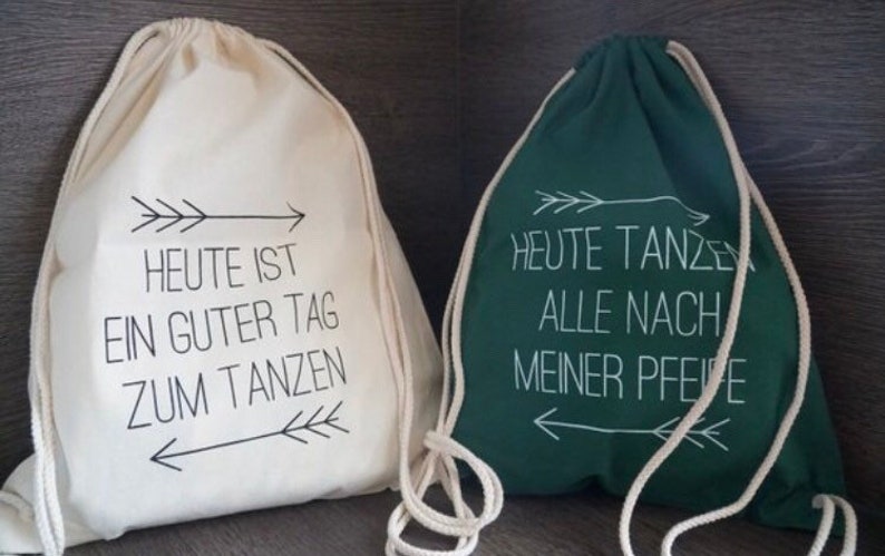 B-Ware JGA Turnbeutel Rucksack Junggesellenabschied junggesellinnenabschied Hochzeit Beutel bachelorette tanzen Geschenk Überrasc afbeelding 1