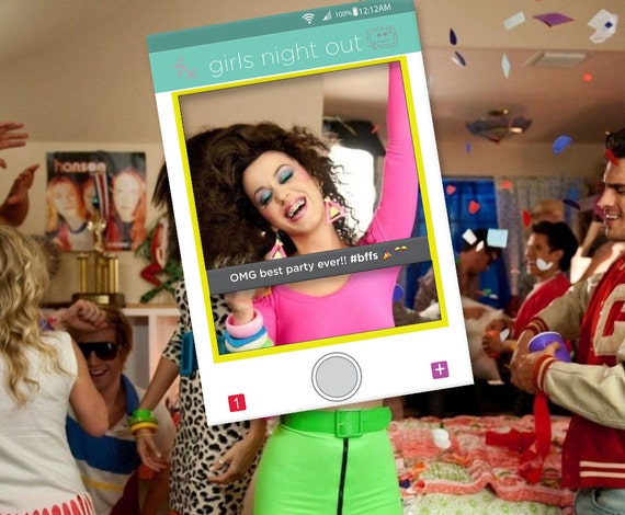 Snapchat Style Cut Out Etsy
