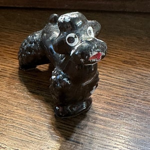 Mid-Century Pudel Figur aus Keramik