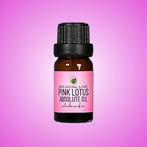 Sacred Pink Lotus Absolute Oil: Perfume, Aromatherapy, Meditation