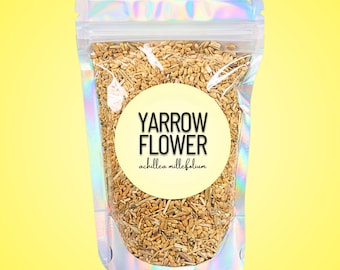 Yarrow Flower • Dried Achillea millefolium • Herbal Tea or Topical Use • No Additives • Natural Wellness Herb