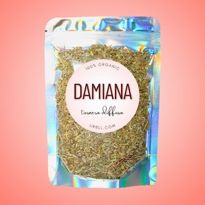 Organic Damiana • Turnera diffusa • 100% Organic Dried Herb