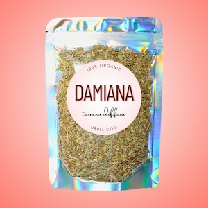 Organic Damiana • Turnera diffusa • 100% Organic Dried Herb