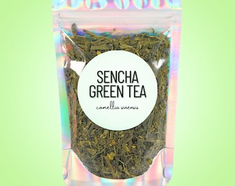 Sencha Green Tea • All-Natural Japanese Green Tea • Camellia sinensis • Health & Wellness Herb • Ritual + Ceremony Tea
