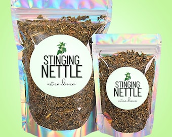 Stinging Nettle Herb • All-Natural • Dried Cut & Sifted Herb • Loose Leaf Tea • Herbal Blend Ingredient • Urtica Dioica