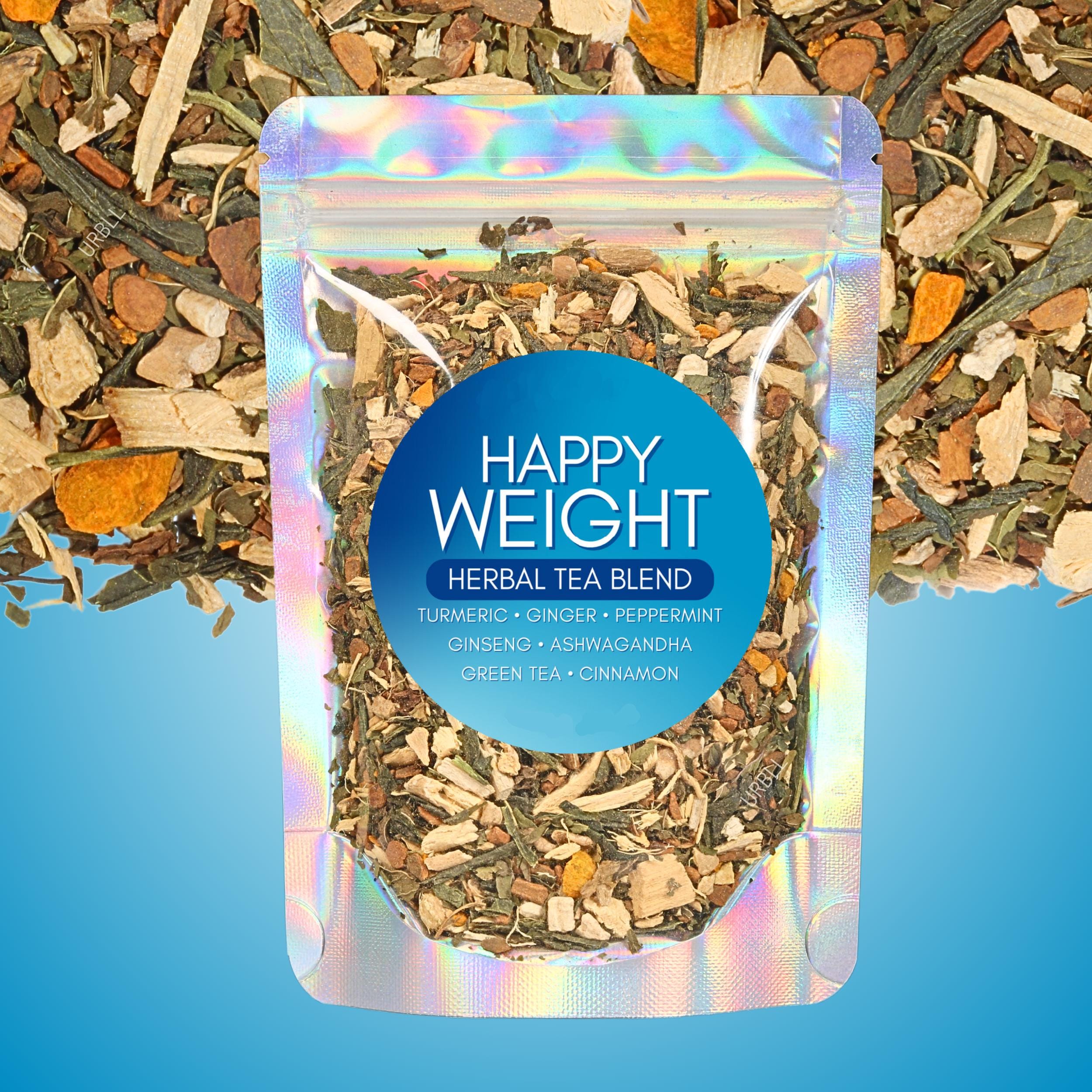 Happy Weight Tea • All-natural Botanical Herbal Tea Blend - Etsy