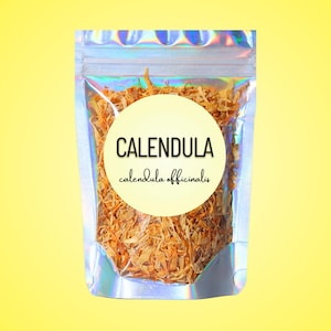 Calendula Flowers • Calendula officinalis • Dried Marigold Petals • Loose Bulk Herb for Tea, Salves, Rituals & Apothecary Use