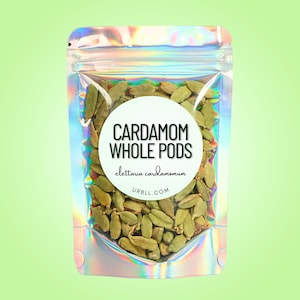 Cardamom Whole Pods • All-Natural • Green Cardamom • Elettaria cardamomum