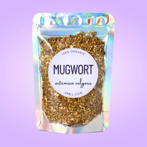 Mugwort • 100% Organic • Artemisia vulgaris • Dried Herb • Versatile Herbal Tea • All Natural, All Organic, Zero Pesticides or Preservatives