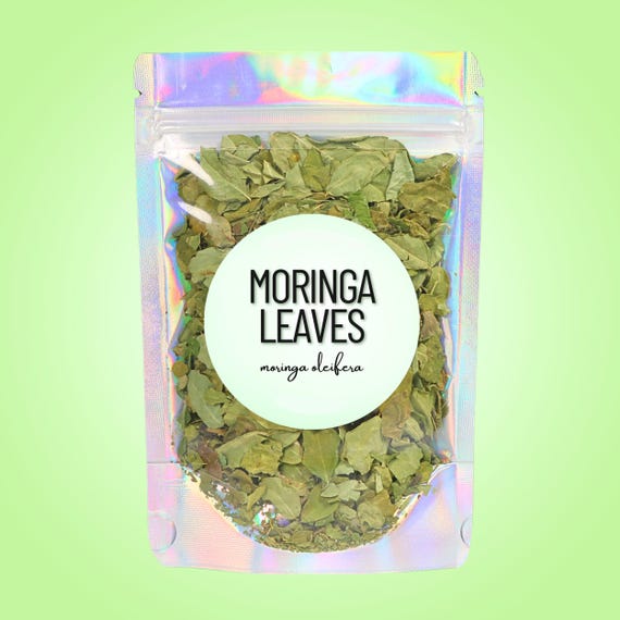 Moringa Leaf • Moringa oleifera • Dried Loose Herb • Cut & Sifted Botanical for Tea, Blends, Tinctures + Apothecary Use