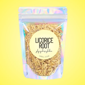 Chopped Licorice Root • Glycyrrhiza glabra • Loose Herb for Tea, Tincture, Crafting • Sweet Root Cut & Sifted • Dried Herbal Bulk