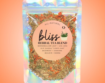 Bliss Tea • All-Natural Herbal Blend • Ritual Herbal Tea • Vegan • Ceremonial & Apothecary Style