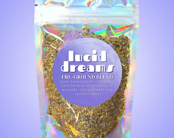 Lucid Dreams Pre-Ground Herbal Blend • Ritual Botanical Herbs • All-Natural • Vegan • Additive-Free