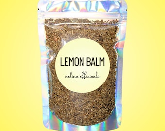 Lemon Balm • All-Natural Herbal Tea • Loose Leaf Melissa officinalis • Caffeine-Free