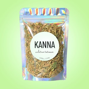 Kanna Herb • Crushed Leaf • Sceletium tortuosum • All-Natural Dried Herb • No Additives or Preservatives