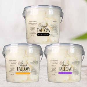 Bulk Whipped Tallow • All-Natural Moisturizer • 40oz–120oz • Grass-Fed & Finished • Whipped Body Soufflé • Ritual Body Butter Balm
