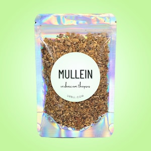 Mullein Leaf • Verbascum thapsus • Dried Loose Leaf Herb • Cut & Sifted Bulk Botanical for Tea, Rituals, Blends + Apothecary Use