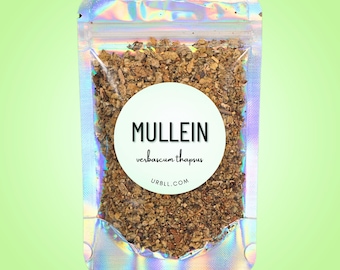 Mullein Leaf • Verbascum thapsus • Dried Loose Leaf Herb • Cut & Sifted Bulk Botanical for Tea, Rituals, Blends + Apothecary Use