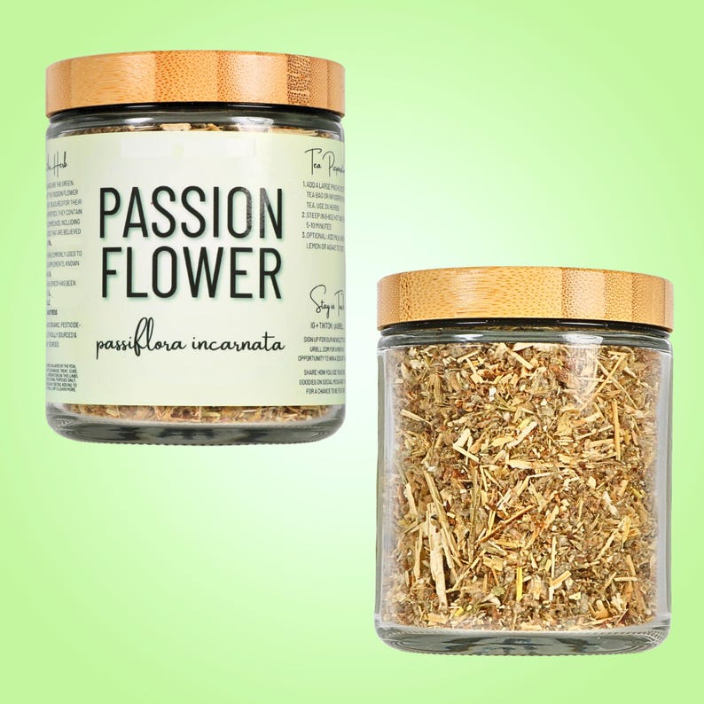 Passionflower Herb • Passiflora incarnata • Dried Loose Leaf • Cut & Sifted Bulk Botanical for Tea, Blends, Rituals + Apothecary Use image 2