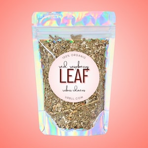 Red Raspberry Leaf • Organic • Rubus idaeus • 100% Organic Dried Herb