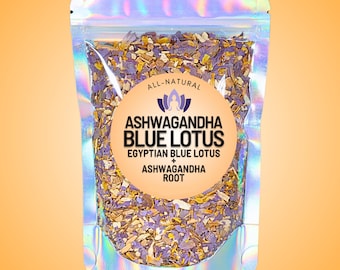 Ashwagandha Blue Lotus • Mieszanka herbat ziołowych w 100% naturalnych • Herbata Ritual Lotus