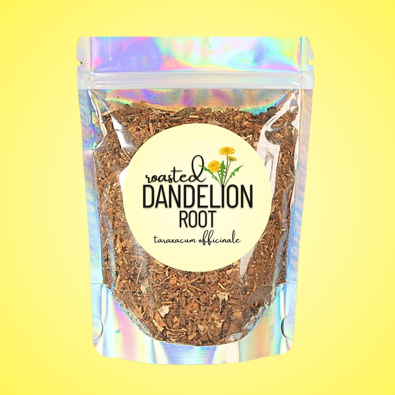 Roasted Dandelion Root • Taraxacum officinale • All-Natural Coffee Alternative • Caffeine-Free • Zero Additives or Preservatives 6oz
