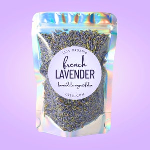 Premium French Lavender Buds • Lavandula stoecha • 100% Organic • Lavender flower buds