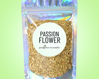 Passionflower Herb • Passiflora incarnata • Dried Loose Leaf • Cut & Sifted Bulk Botanical for Tea, Blends, Rituals + Apothecary Use