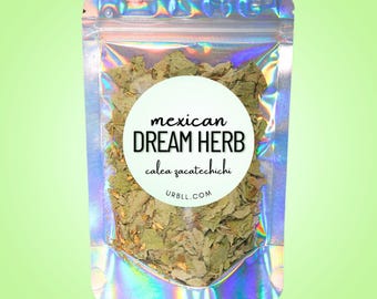 Mexican Dream Herb • Calea Zacatechichi • Bitter Grass • Lucid Dream Tea Herb • Dried All-Natural Leaves • Dreamwork Botanical Herb
