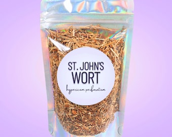St. John’s Wort • Dried Herb • Hypericum perforatum • Loose Leaf • Natural Botanical Tea or Infusion • All-Natural Herbal Tea