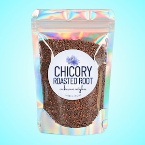 Geröstete Chicoréewurzel • Cichorium intybus • Natürliche Kaffeealternative • Koffeinfrei • Ohne Zusatz- oder Konservierungsstoffe
