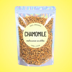 Organic German Chamomile Flower • Matricaria recutita • 100% Organic Dried Herb