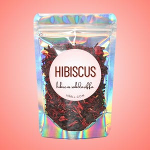 Hibiscus • All-Natural • Hibiscus sabdariffa •  Dried Herb