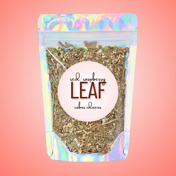 Red Raspberry Leaf • Dried Botanical Leaves • Rubus idaeus • Loose Leaf Herbal Ingredient • Natural Dried Herbs