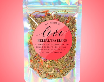 Love Tea • All-Natural Herbal Tea Blend • Ritual Botanical Tea • Vegan • Zero Additives