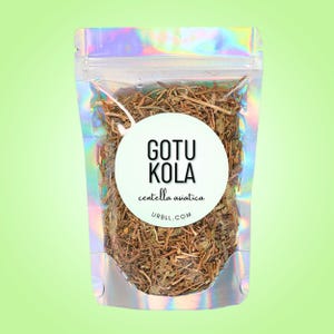 Gotu Kola • All-Natural Herb • Centella asiatica • Health and Wellness • Caffeine-Free • Naturally Grown and Harvested in Sri Lanka