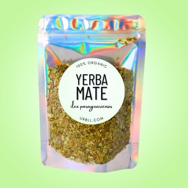 Organic Yerba Mate • Ilex paraguariensis • 100% Organic Dried Herb