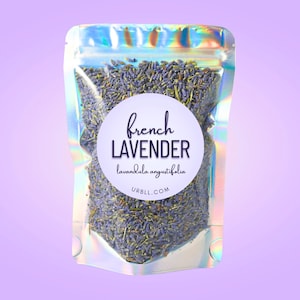 French Lavender Buds • All-Natural Dried Flower Buds • Ritual, Meditation, Sachets, Potpourri, Tea & Botanical Blends • Lavandula stoecha