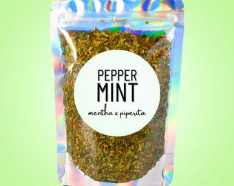 Peppermint Leaf • Mentha × piperita • Dried Loose Leaf Herb • Cut & Sifted Bulk Botanical for Tea, Tinctures, Blends + Apothecary