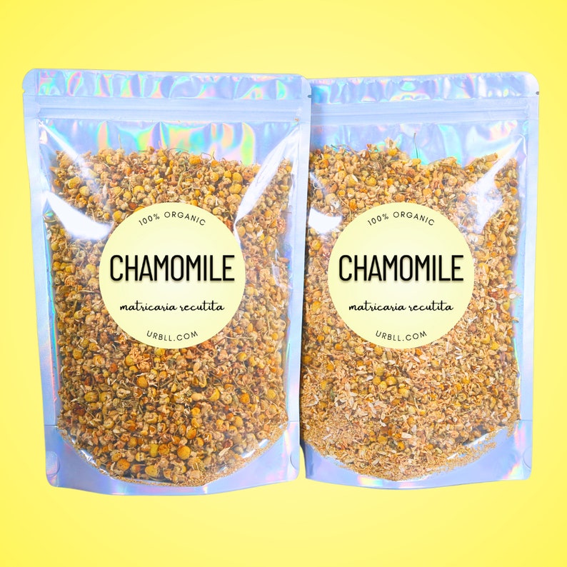 Organic German Chamomile Flower Matricaria recutita 100% Organic Dried Herb 8oz