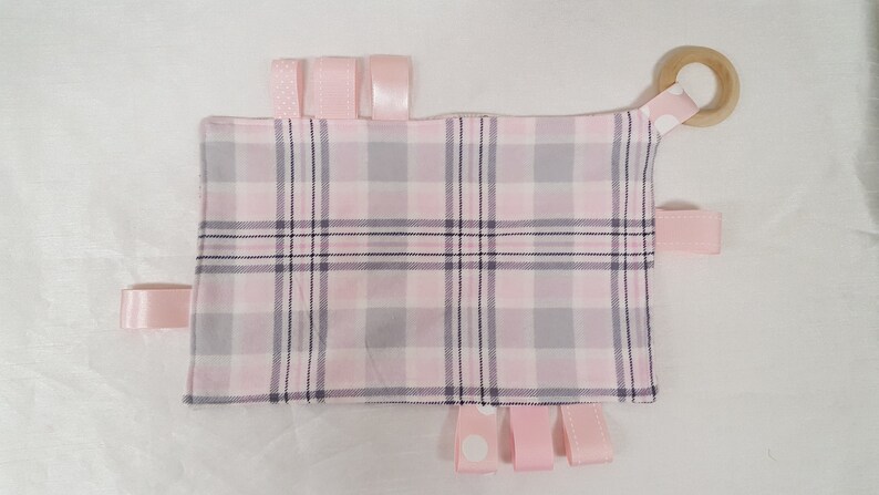 Handmade Pink /& Gray Elephant Quilt Set C-72