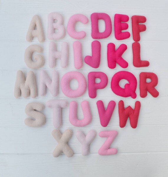 Colorful Felt Alphabet felt alphabet felt letters Etsy