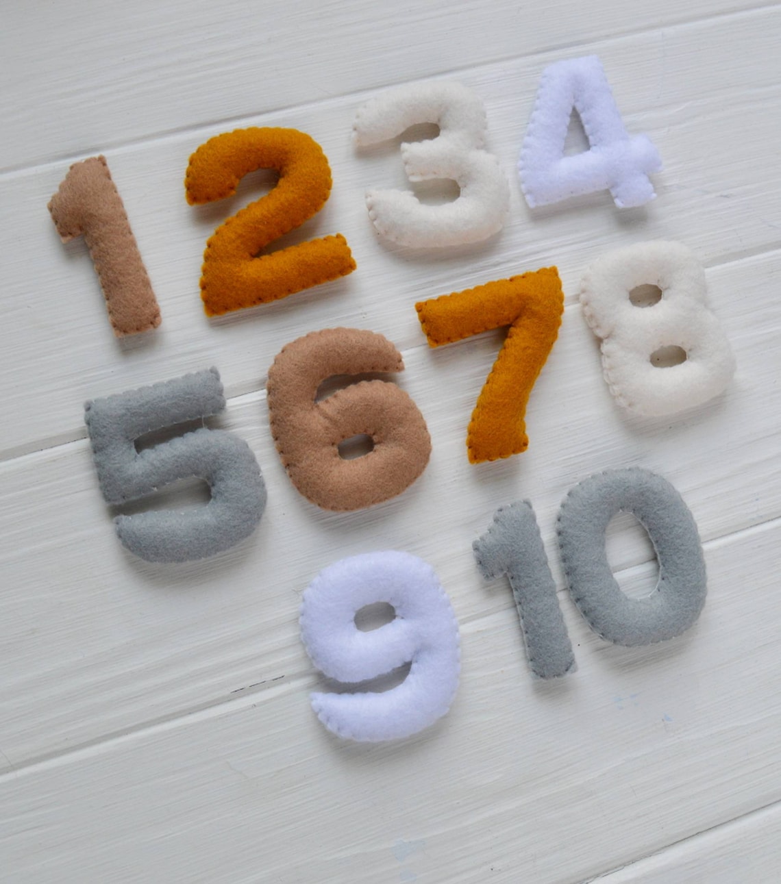 Colorful Felt numbers felt numbers felt numbers 110 Etsy
