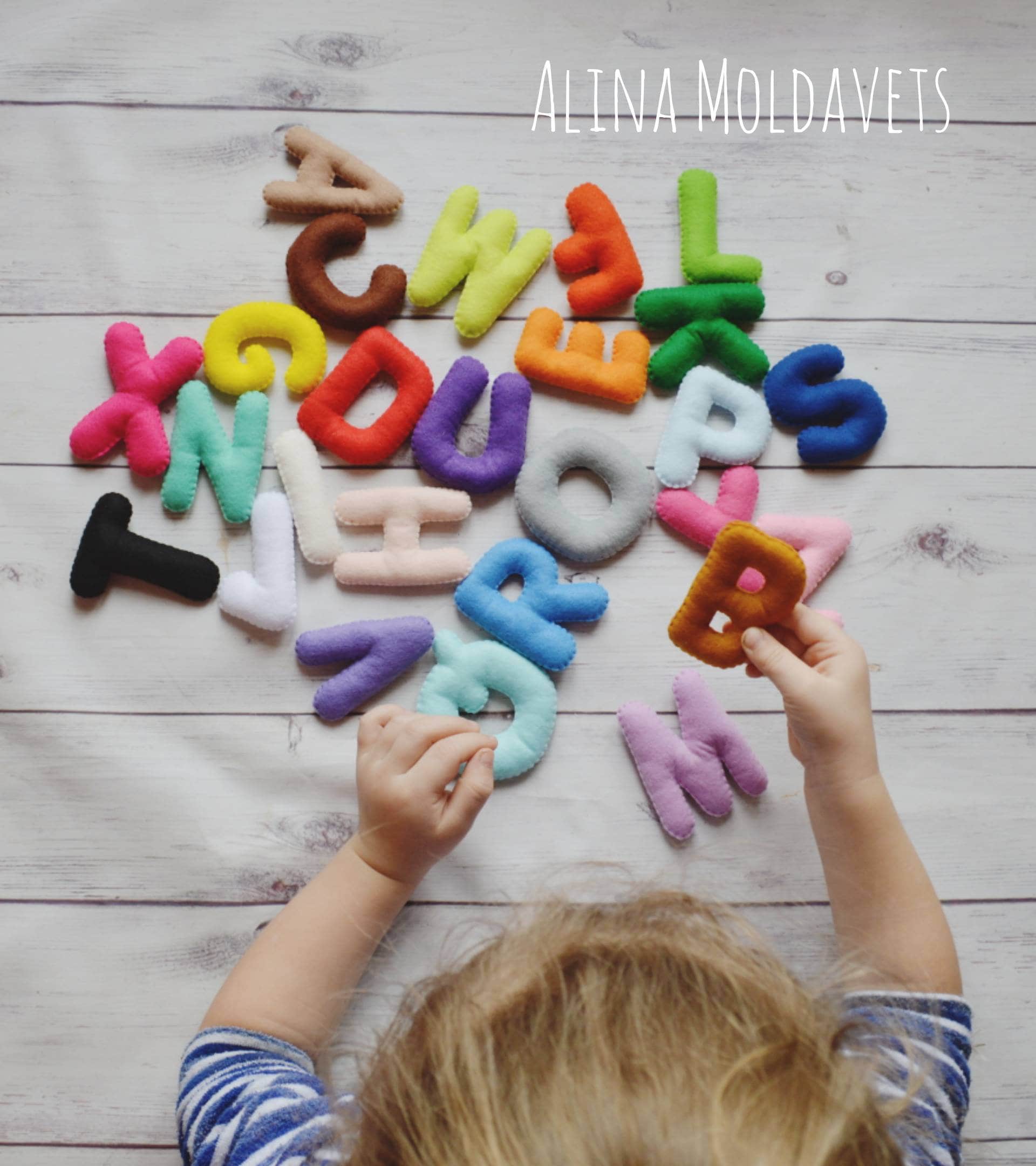 Colorful Felt Alphabet felt alphabet felt letters Etsy