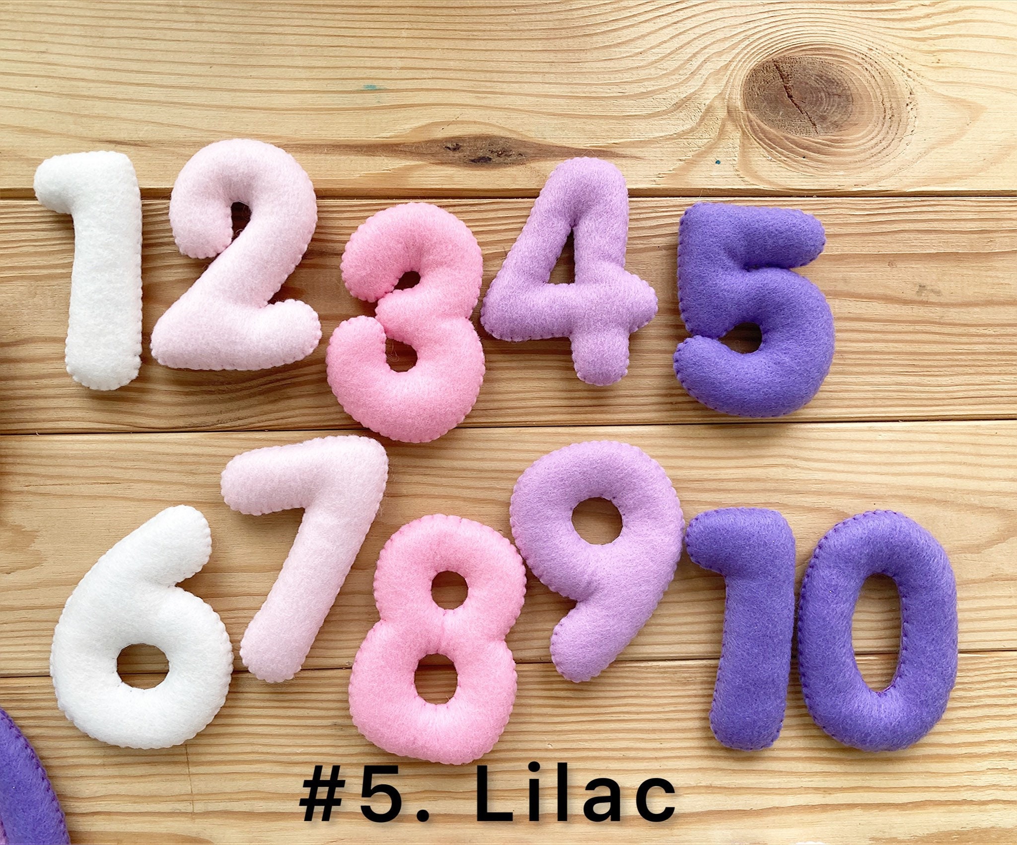 Numbers Using Felt Colorful Felt Numbers - Felt Numbers - Felt Numbers 0-10 - Educational ...