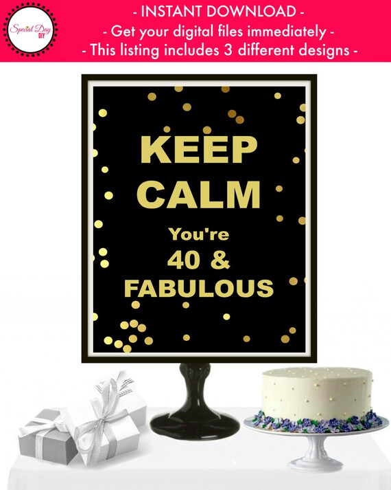 40th Birthday Party Signs 1979 Birthday Signs 40 Birthday Etsy