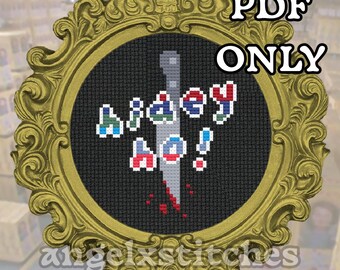 Hidey Ho! - Child's Play Inspired Cross Stitch Pattern - PDF ONLY