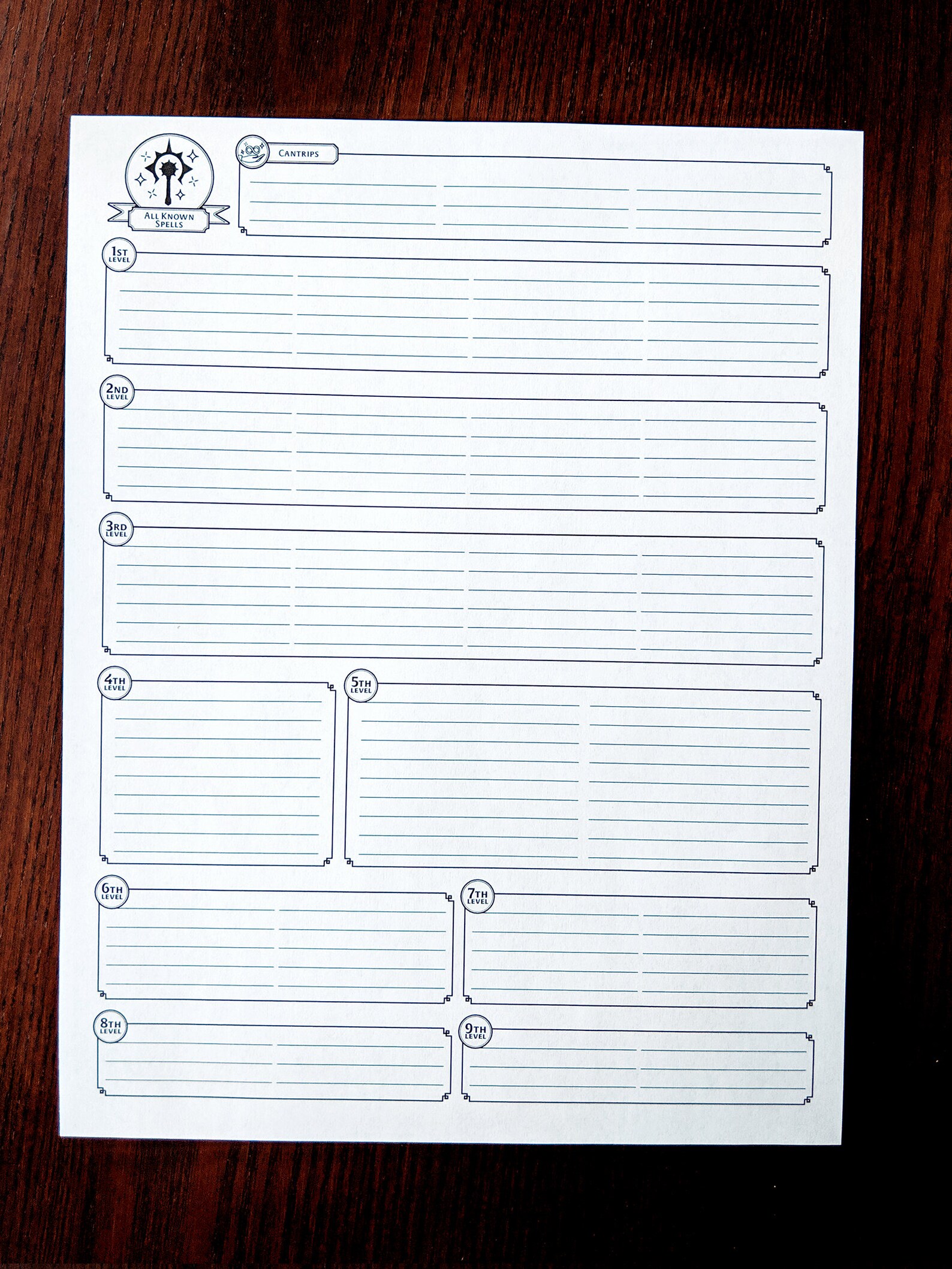 cleric custom character sheet dnd 5e printable and etsy