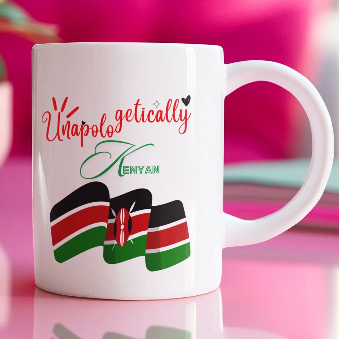 Kenya Flag Mug Kenya Pride Coffee Mug Gift for a Kenyan Gift for