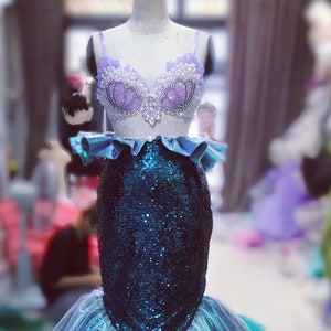 Ariel Little Mermaid, Ariel tails costume, Ariel costume,